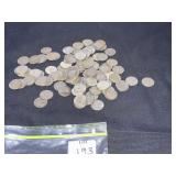 100 PRE 64 ROOSEVLET DIMES