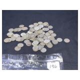 100 PRE 64 ROOSEVLET DIMES