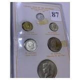 PHILLIPPINES COIN/ STAMP SET
