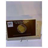 FRANKLIN MINT 24 GOLD OVER SILVER