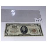 1929 STROUDSBERG PA 20.00 NOTE