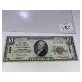 1929 UNIONTOWN PA 10.00 NOTE