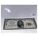 1929 HAZLETON PA 5.00 NOTE