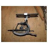 ANTIQUE METAL SCALE, 11"HX12"W