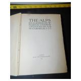 THE ALPS DESCRIBED BY W MARTIN AND PAINTED BY AD