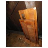 WOOD LOUVER DOORS, 326X15, 29X16, 29X8