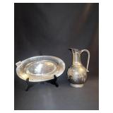 JAMES W. TUFTS QUADRUPLE PLATE 2307 ETCHED WATER