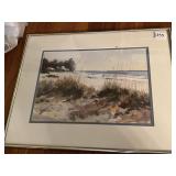 WATERCOLOR 16" H X 21" W - SIGNED LR MILDRED