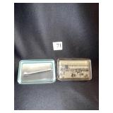 GLASS PAPER WEIGHTS M.V. STEWART ON TRIAL TRIP