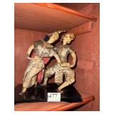 BANGKOK PRINCESS AND PRINCE IN GOLD CLOTHING