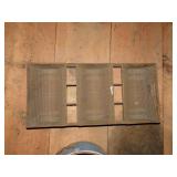 EKCO LARGE METAL 3 COMPARTMENT KITCHEN, 24X11