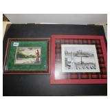 FRAMED AND MATTED ORIGINAL WATERCOLOR, 12X10 NO