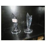 PAIR OF 7" WATERFORD CANDLE STICKS