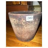 COMPOSITION BUCKET 8" H X 9.5" ROUND, MARACCA W/