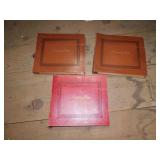 3 RECORD ALBUMS MOSTLY FULL OF RECORDS FROM THE