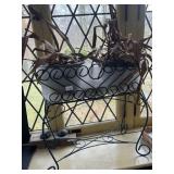 RAISED METAL PLANT STAND 26X10X26