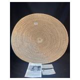 BANGLADESHI BASKET FROM BANGLADESH 6" H X 20"