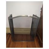 3 SECTION FOLDING FIREPLACE SCREEN, 32" H (13,