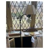 IRON FERN STAND 27H X 27W WITH LOWER SHELF