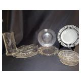ETCHED MARTINI PITCHER ETCHED, GLASS DISHES FOR