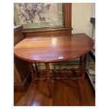 GATE LEG ANTIQUE TABLE DROP SIDE 36" W X 12" D