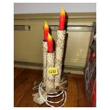 FLAME TOP 3 ARM CANDLE HOLDER