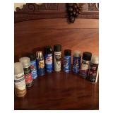 ASSORTED SPRAY PAINTS AND HEAVY-DUTY CLEANERS,