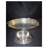 FISHER OLD BOSTON SILVER PLATE GRAVY BOAT, LARGE