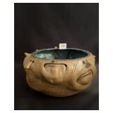 GRETCHEN LARSON ONE OF KIND GLAZED INTERIOR FACES