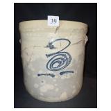 THREE GALLON CROCK ELEPHANT EARS 10.5 " H -