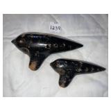 H. FIEHN OCARINA BLACK MUSIC FLUTE AUSTRIA 2