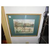 RIVERBOAT PICTURE, PLEXIGLASS FRAMED, 21X17