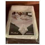 68 INCH X1 168 INCH OBLONG BATTENBERG TABLECLOTH