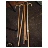 GROUP 5 CANES WOODEN