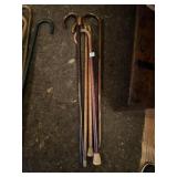 GROUP OF 5 CANES