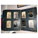 30+ CARDS INCLUDING FEW TIN TYPES, PAGES LOOSE