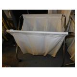 ROLLING FOLDING 3 SECTION LAUNDRY CART