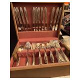 WM RODGERS 12 KNIVES, 13, DINNER FORKS, 12 SALAD