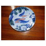 FISH PLATE ORIENTAL 12.5 INCH ROUND