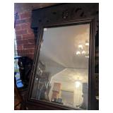 MAHOGANY MIRROR SOME CRACKLING IN FINISH 45" H X