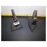 IRONING IRON BOOKENDS