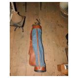 NORTHWESTERN GOLF CLUBS WITH GOLF BAG