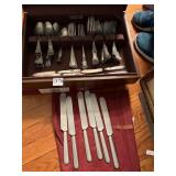 FLATWARE VINTAGE NICKEL PLATE FLATWARE - ASST.