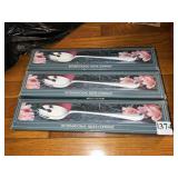 THREE INTERNATIONAL SERVING SPOONS