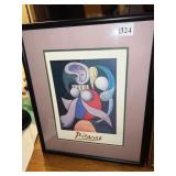 PICASSO PRINT FRAMED 17" X 14" X 1