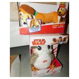TOY STORY SLINKY DOG & STAR WARS PORG IN OB