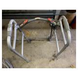 . SILVER FOLDING LIGHTWEIGHT WALKER