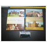 2 HARDBACK BOOKS ABOUT DOWNTON ABBY, THE SECRETS,