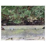 CAST IRON TROFT FEEDER 4FT W X 12" D X 6" H
