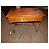 WOOD DESK WITH DRAWER, 34X19X30